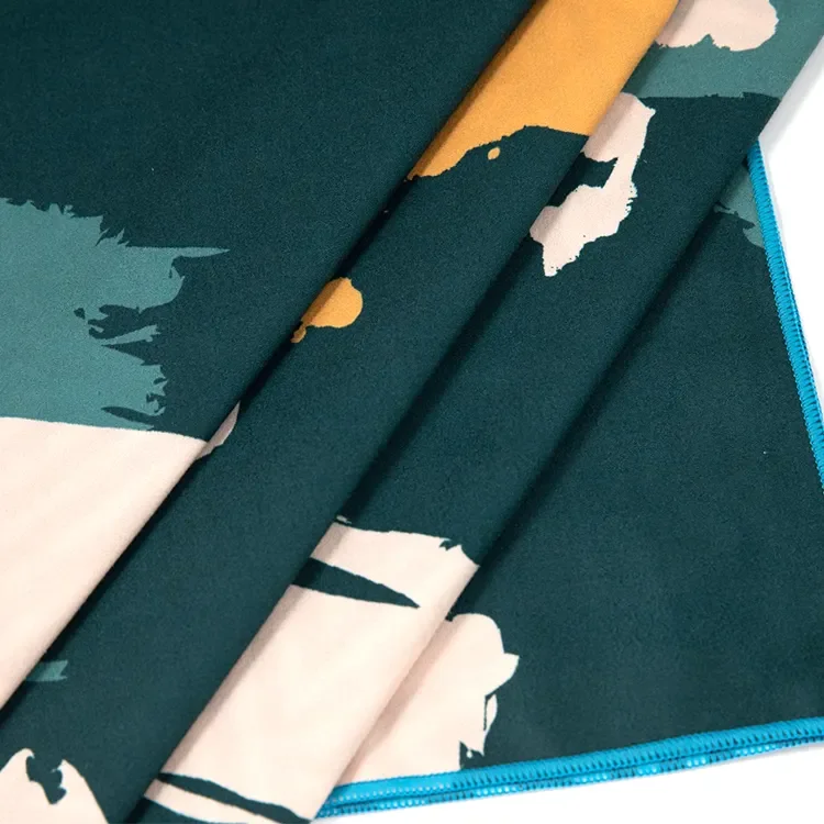 Best Selling Summer Quick Dry Custom Sublimation Printed Suede Microfiber Recycled Plastic Sand Free Beach Towel