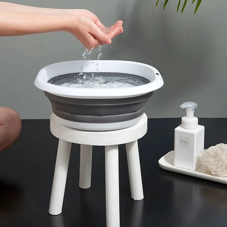 Collapsible Camp Wash Basin Water Storage Collapsible basin for Travel  Washing Camping Fishing Outdoor foldable  water  basin