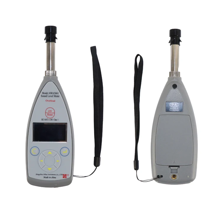 Professional sound noise level meter Measuring Range 25dBA-140dBA   Class 1 High Accuracy Model AWA5661-1