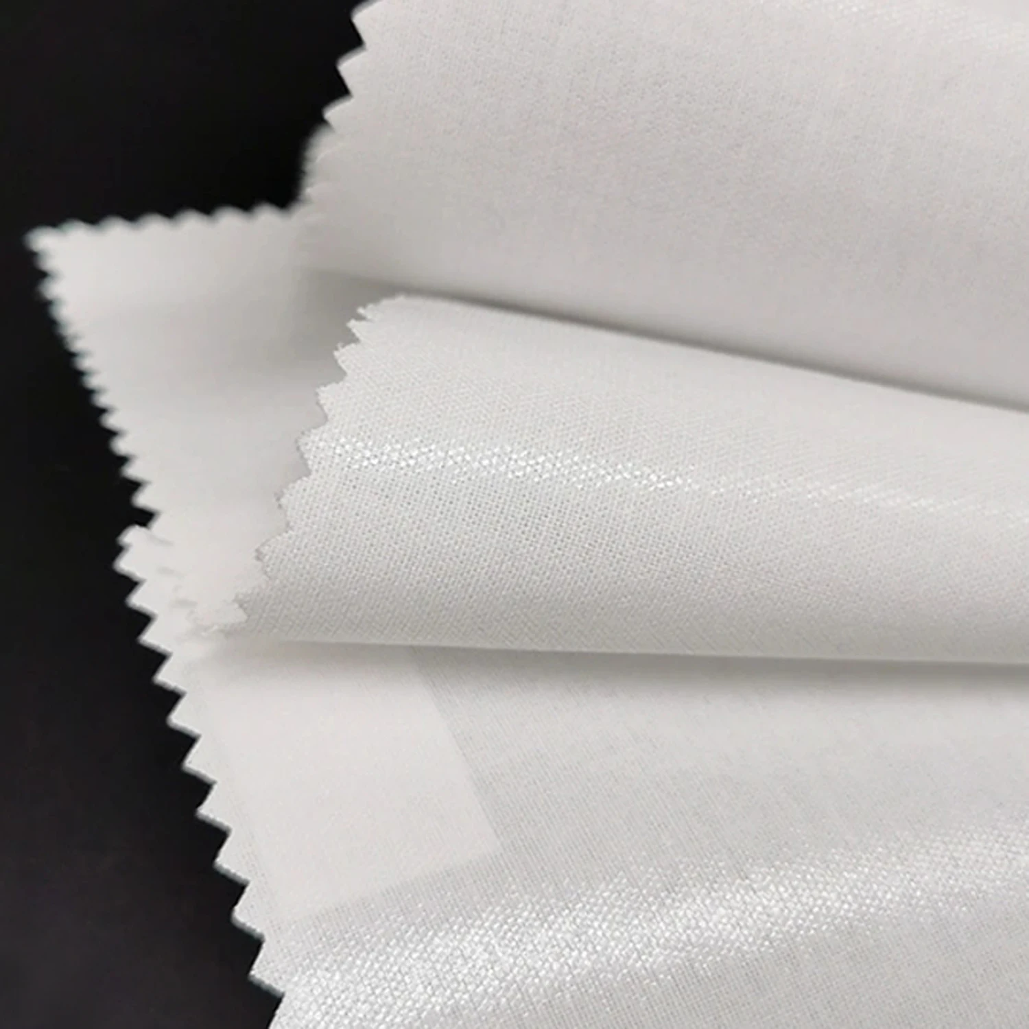 100% Cotton Woven Fusible Shirt Interlining for Collar Placket and Cuff shirt collar fusing interlining