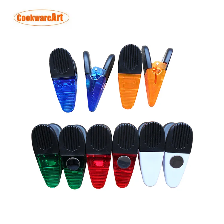 Crocodile shape plastic magnetic meno/clip/fridge magnetic clip/paper clip for promotion