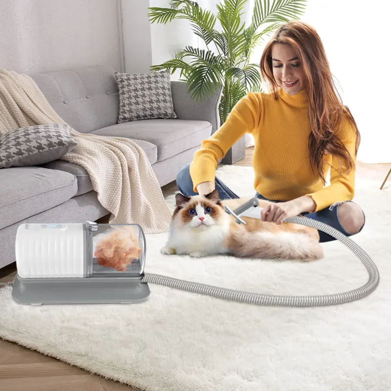 Input 100-220V 9-in-1 Pet Hair Vaccum Groomer