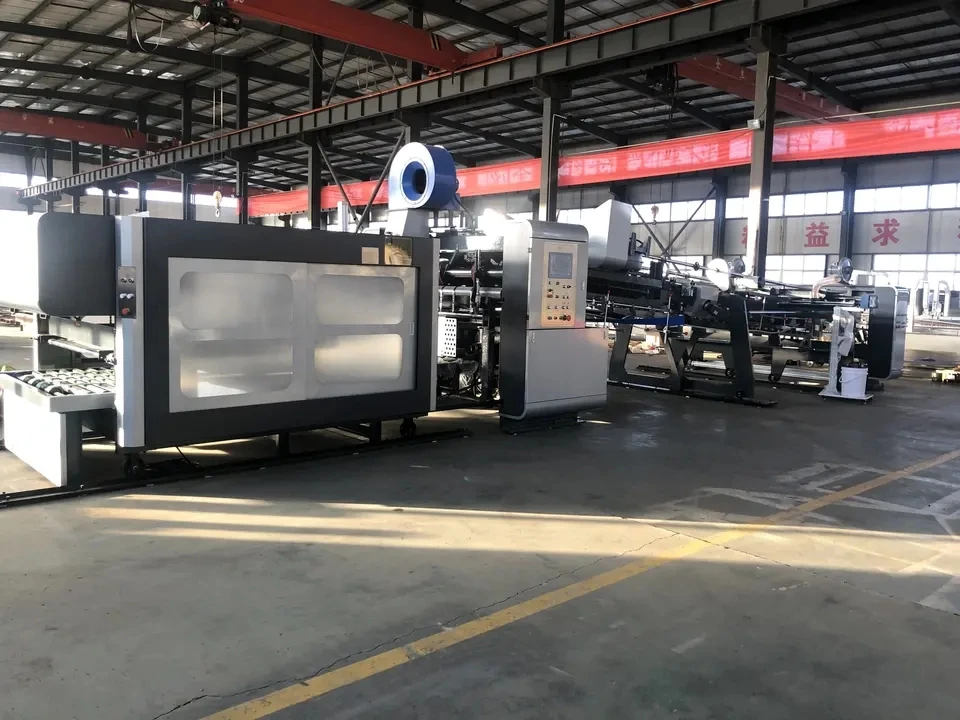 Производитель коробка вниз складной машина для нанесения клея