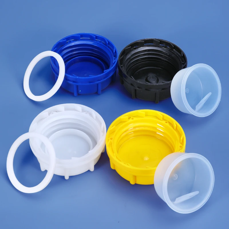UMETASS  Professional Quality Coupling Ibc 60mm Plastic Lid Dust Cover With HDPE Gasket For 20-30L Jerry C