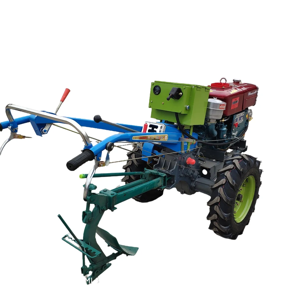 Простой в использовании 12hp/15HP/18hp Разбрасыватель семян двухколесный 20hp мощный культиватор шагающий трактор культиваторы для