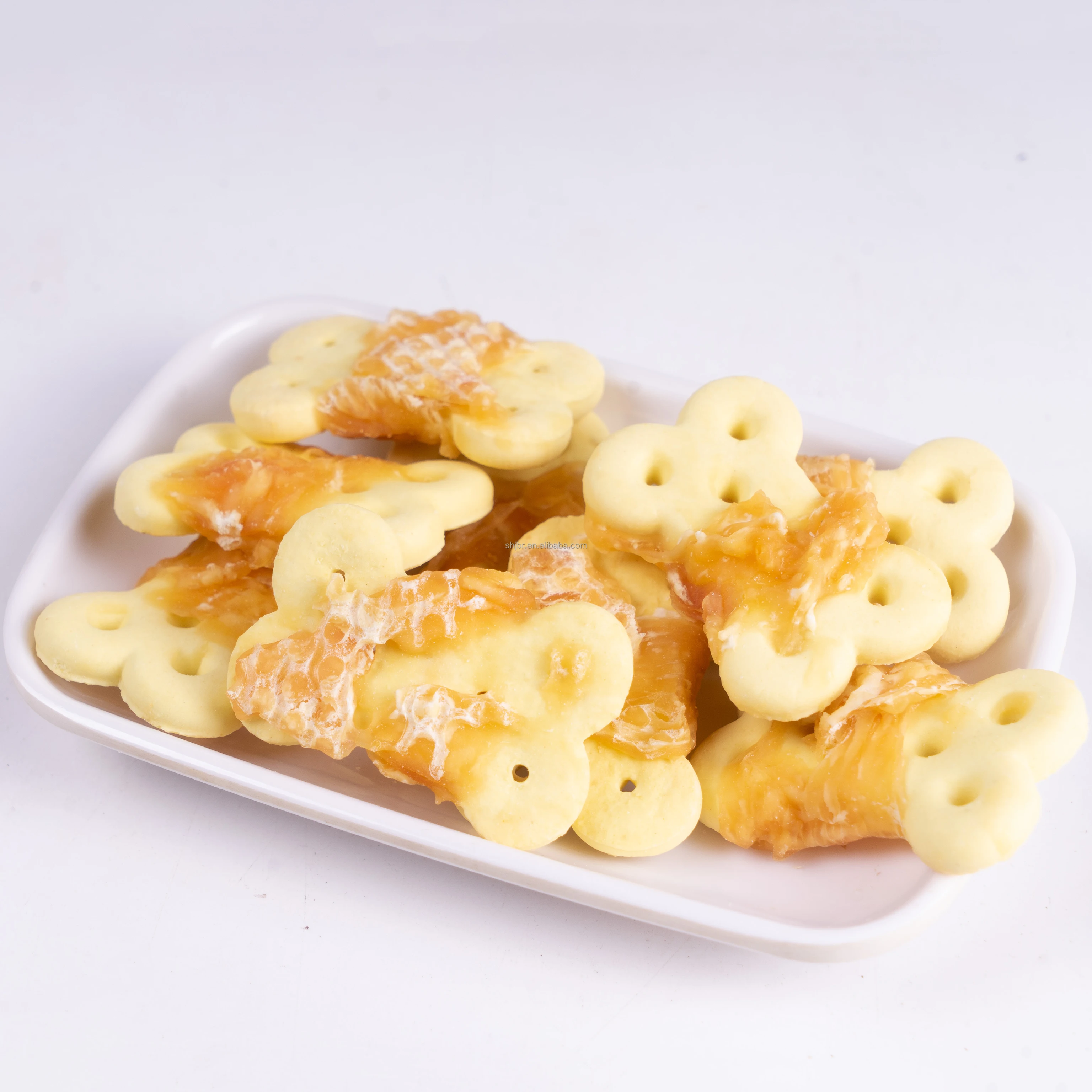 Factory price puppy snacks bone shape biscuit dog chews treats puppy bone chew hot sale on line(100g)