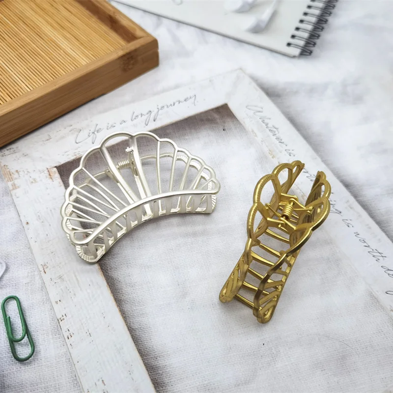 Factory Wholesale Large Hair Claw Clips 8 Pack Strong Hold Matte Claw Hair accessories Hair Clips for Women Girls