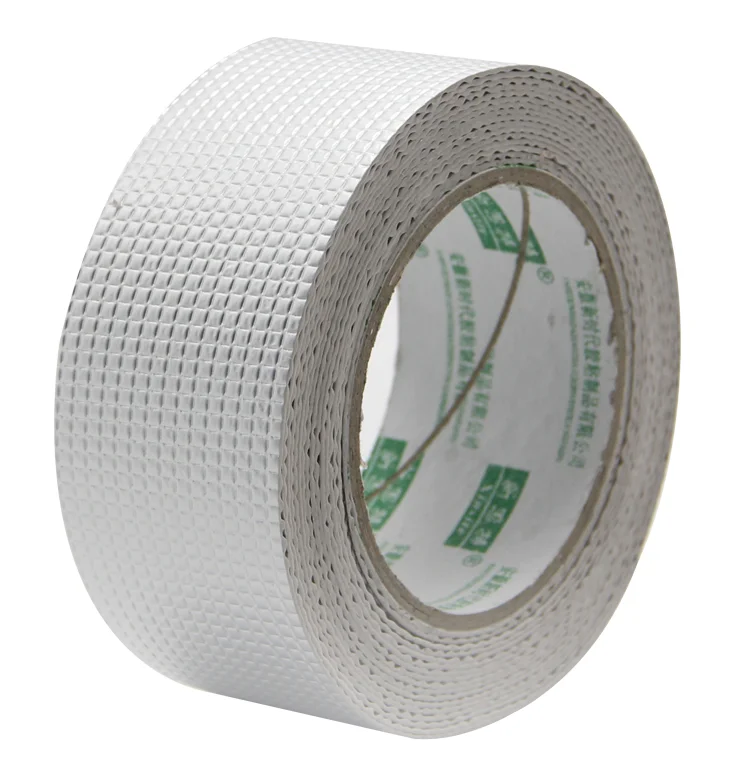 Waterproof Single Sided Butyl Tape with Strong Adhesive Rubber Aluminium Foil for Repairing and Masking Water-Resistant