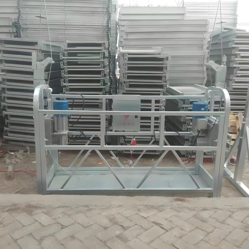 ZL800 Electric Construction Lifter New Aluminum Gondola Lift Cradle Platform Hotels Machinery Repair Shops Used Engine Motor