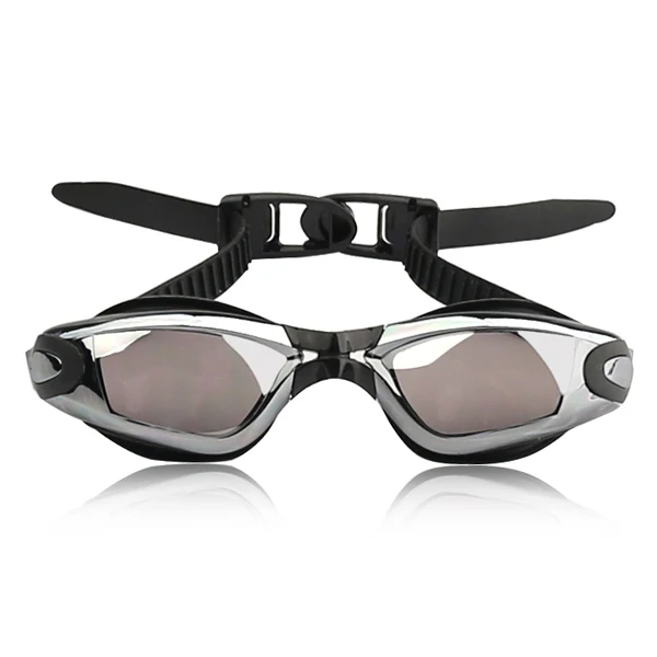 Professional swimming Huayi anti fog prescription mirror coating myopia swimming goggles