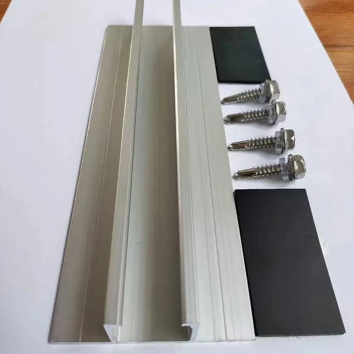 Super Solar high quality Mini Rail 200mm 400mm easy to install metal roof rail