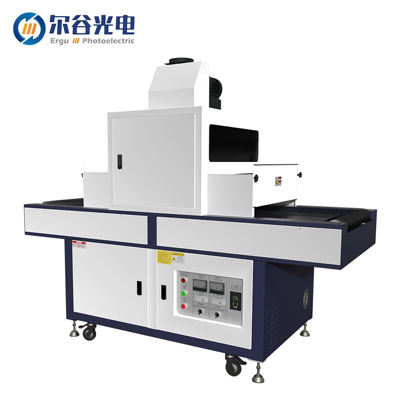 LY500-2ZL3K Manufacturer UV drying  curing furnace UV glue ink varnish line dryer UV curing machine 6kw  tunnel furnace