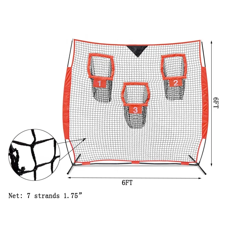 Factory wholesale price latest design 6 feet rugby practice training net