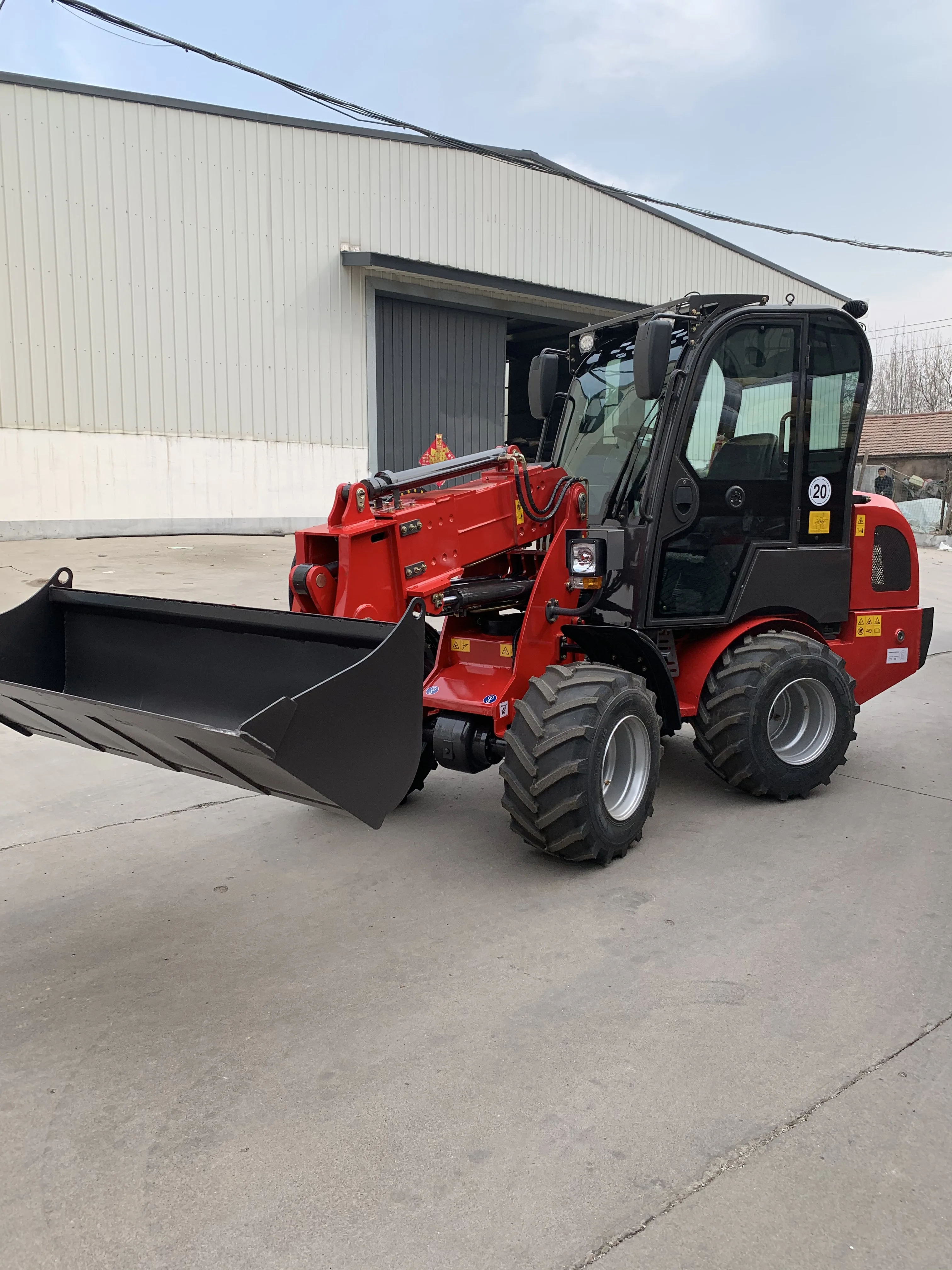 Long arm China brand 810T telescopic from end wheel loader for sale