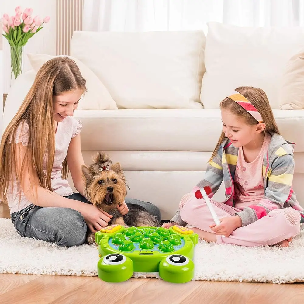 Interactive Whack A Frog Game Learning Active Early Developmental Toy Fun Gift