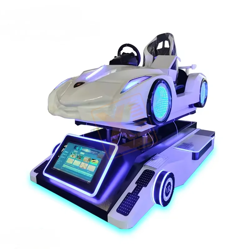 F1 Race Steering Wheel VR Simulator VR Car Racing Simulator at Shopping Mall