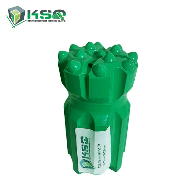 T38 Tungsten Carbide Retract Drifter Button Bits Rock Drill Thread Drill Bit