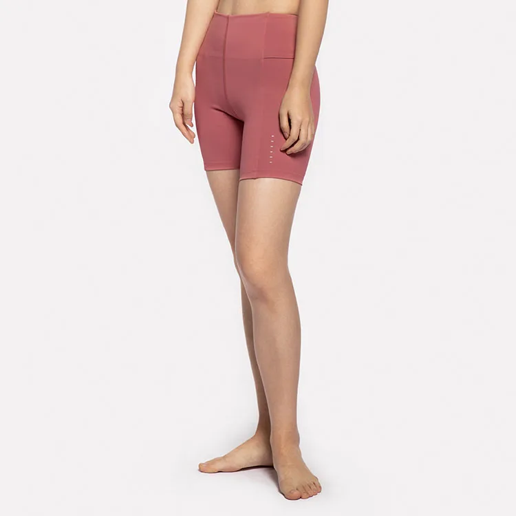 
High waist comfortbale fabric multicolor customizable women athlete tight running shorts 