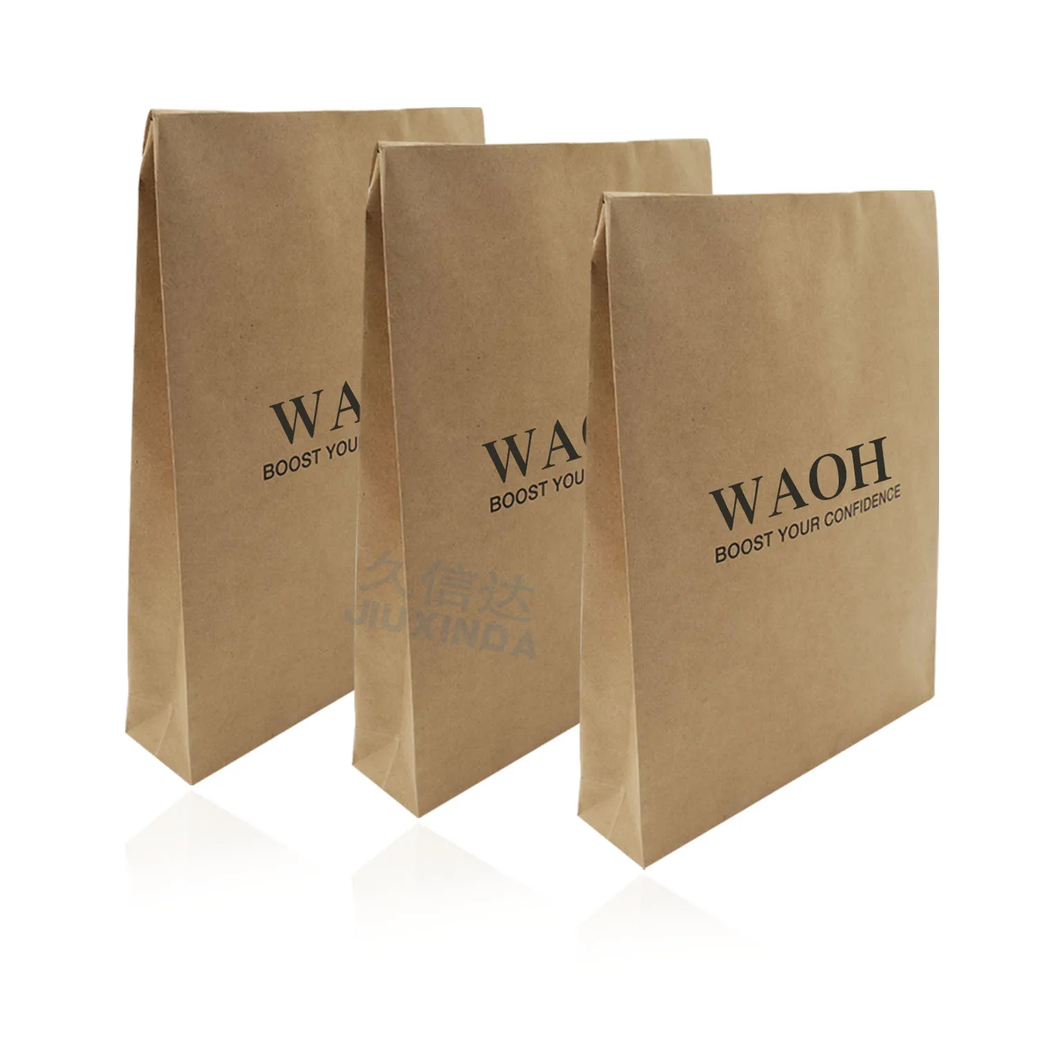 Plain Brown Kraft Paper Bag With Twisted String Handle Custom Paper Shop Bags With Your Own Logo