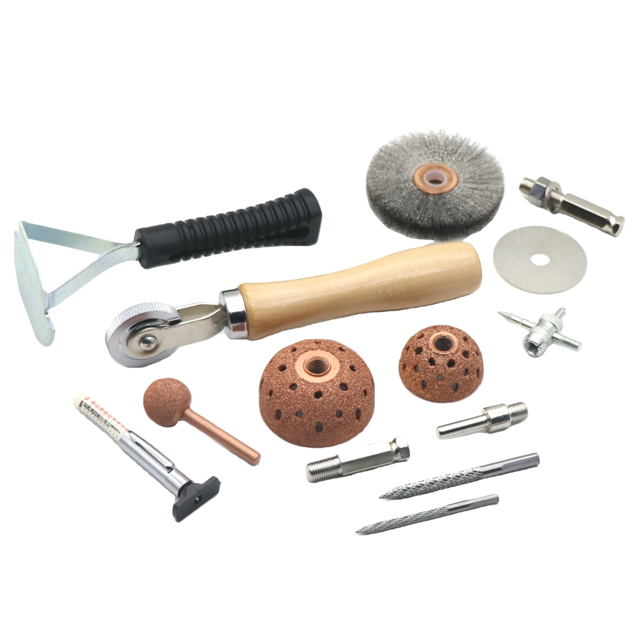 Buffing Wheel Tungsten Carbide Rasp Tire Tread Depth Gauge Tire Inner Liner Tube Buffing Flat Tire Patch Tool