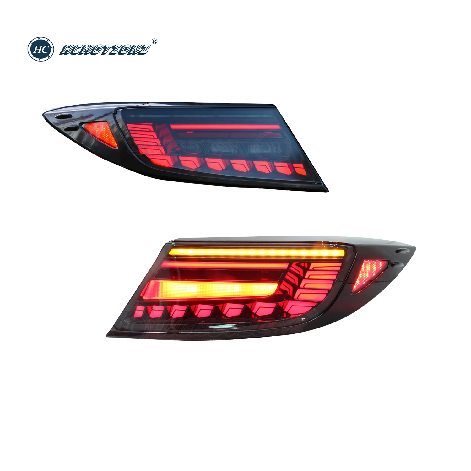 HCMOTIONZ Car Back Lamps Assembly DRL LED Tail Lights For Subaru BRZ 2022 2023 Rear Lamps For Toyota GR86