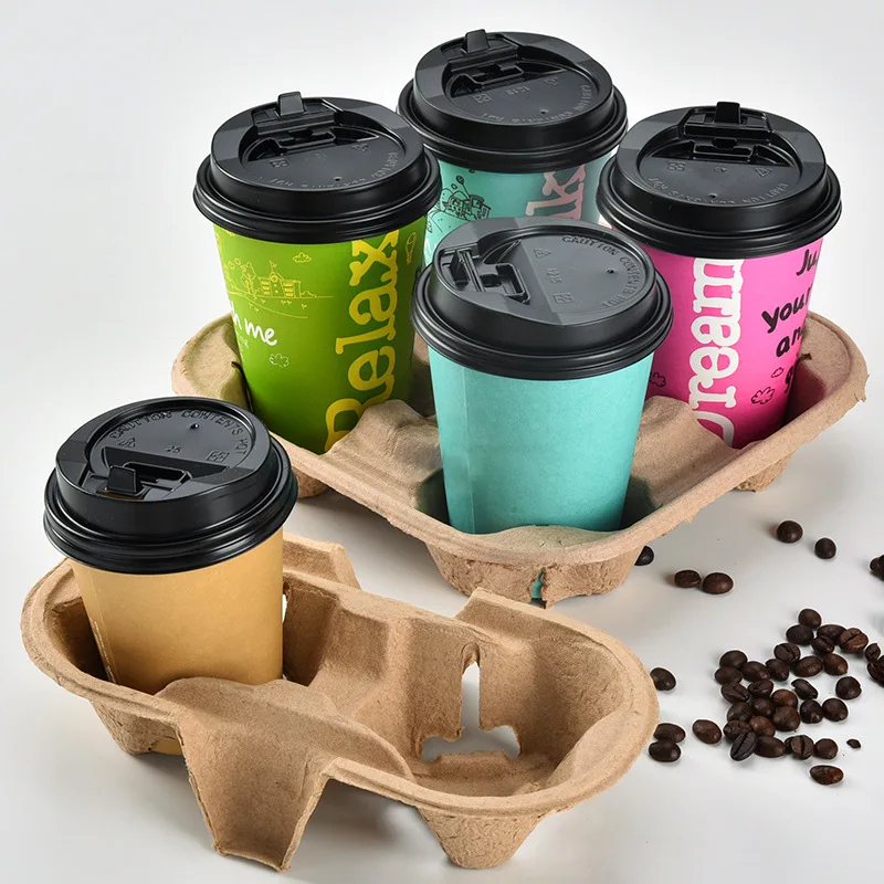 Hot Coffee Paper Cups, Thickened Paper Style Snack Cups for Beverages Party Haunted House