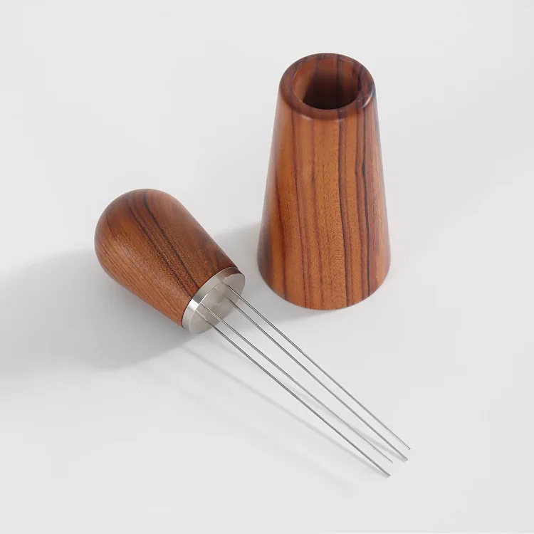 Hot sales WDT tool Coffee distributor needle with base stirring loose powder needle distributor