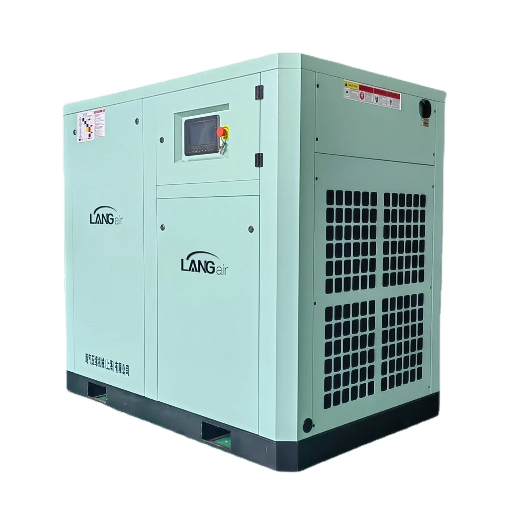 LANGAIR China Factory 20HP 50HP 75HP VSD Screw Air Inverter Compressor