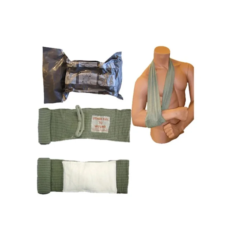 
4 inch first aid device medical equipment dressing military compression elastic tubular bandage quick clot israeli gauze bandage 