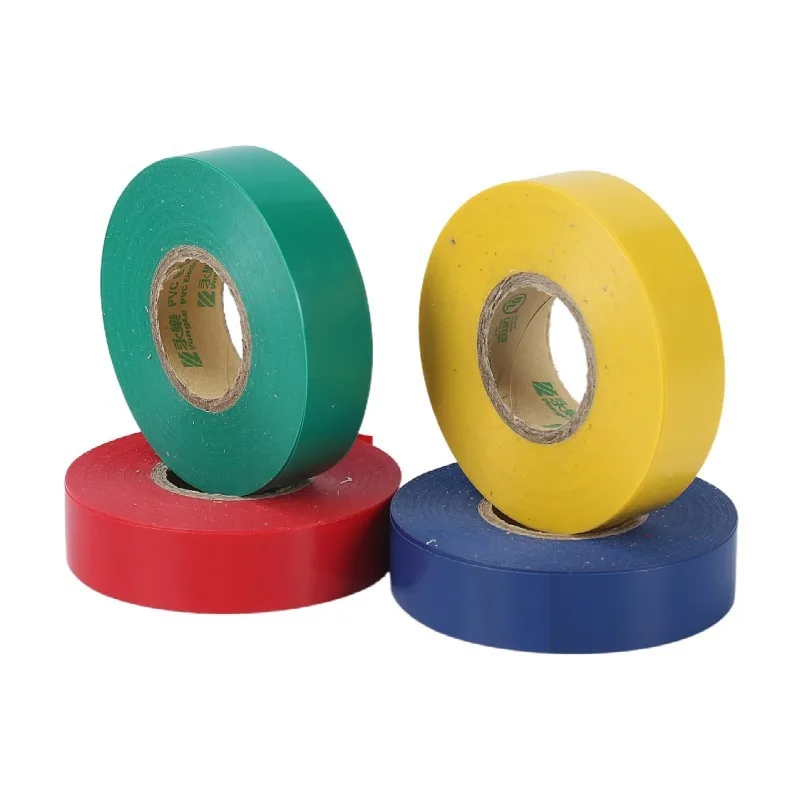 Custom Multi Colored Electrical Tape, Flame Retardant Strong Rubber Based Adhesive Pvc Electrical Wire Insulating Tape