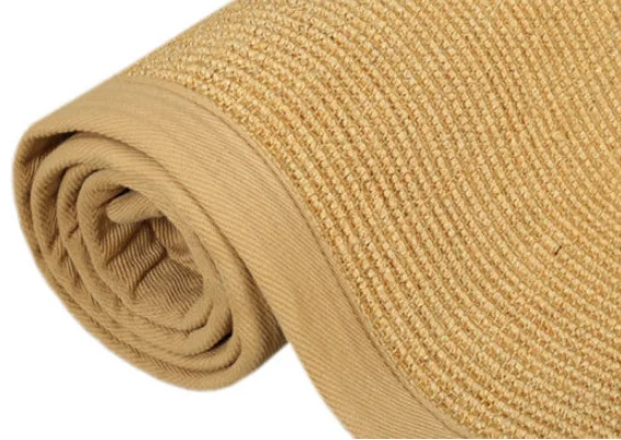 Natural Fiber Roll Sisal Carpet roll wool nylon fabric cat scratch board carpet sisal nature natural sisal carpet