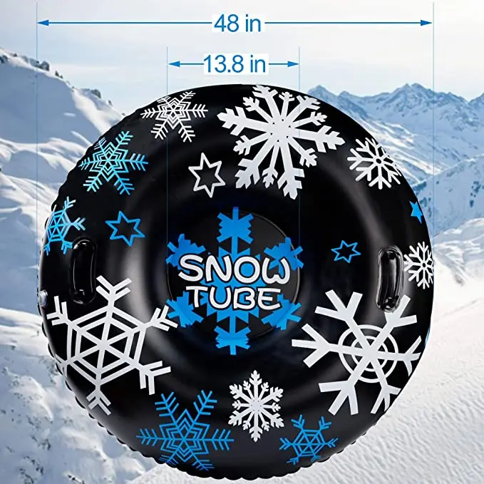 Надувные сани на заказ, оптовая продажа, буксируемое оборудование для катания на санях, зимние продукты, сани для снега