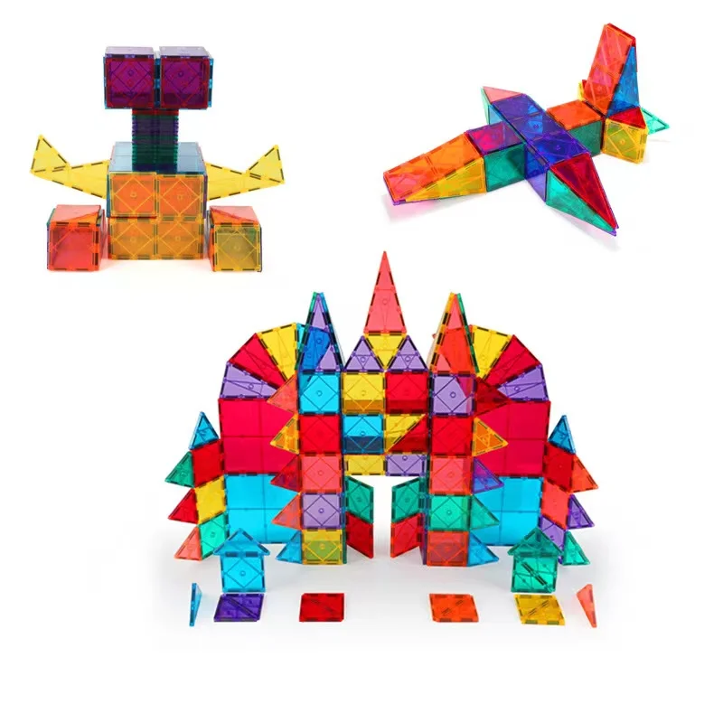 ODM Suppliers Inspirational Educational aids Compatible Magnetic Tiles Building Blocks STEM Toys for 3+ Year Old Boys and Girls