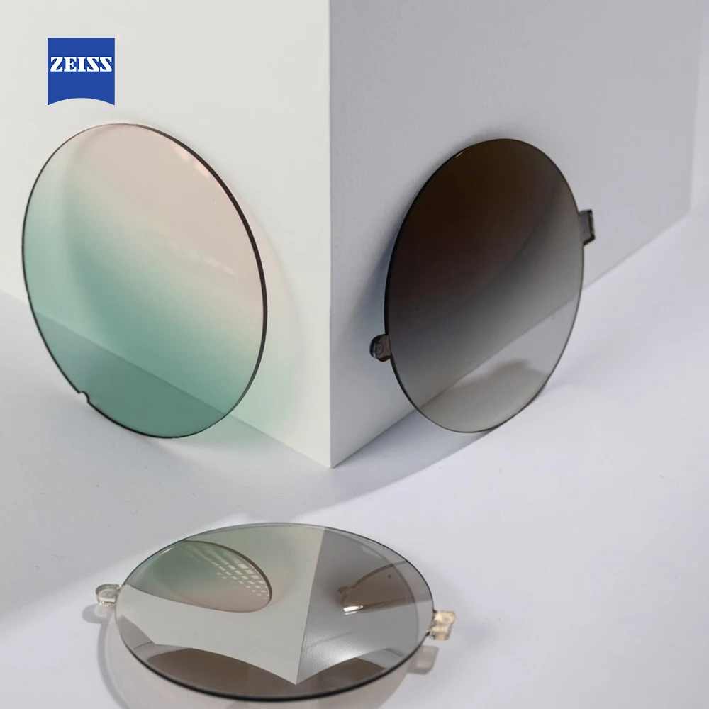 ZEISS Special shape sunlens: Texture Polyamide(NYLON) HMC Coating Single Vision ASP Optical Lenses Glasses China