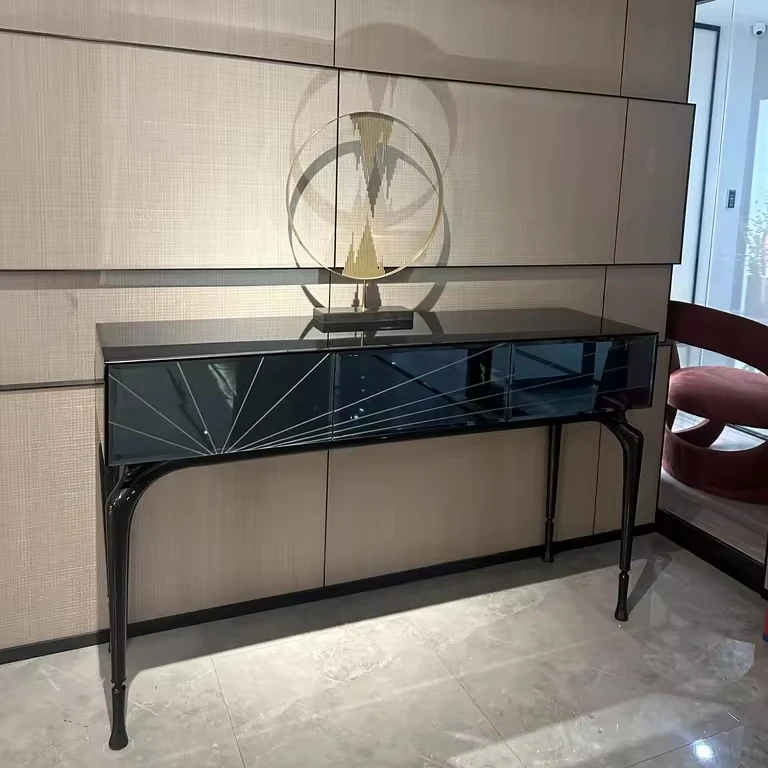 Alba Decoration Table Luxury Living Room Furniture Modern Design Porch Control Cabinet for Villa Entrance Corridor Console