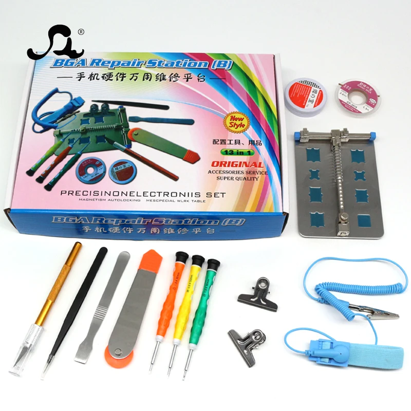 Multifunction Bga LED Motherboard Repair Tool Set Chips Repair Computer Cellphone Motherboard Repair Tool