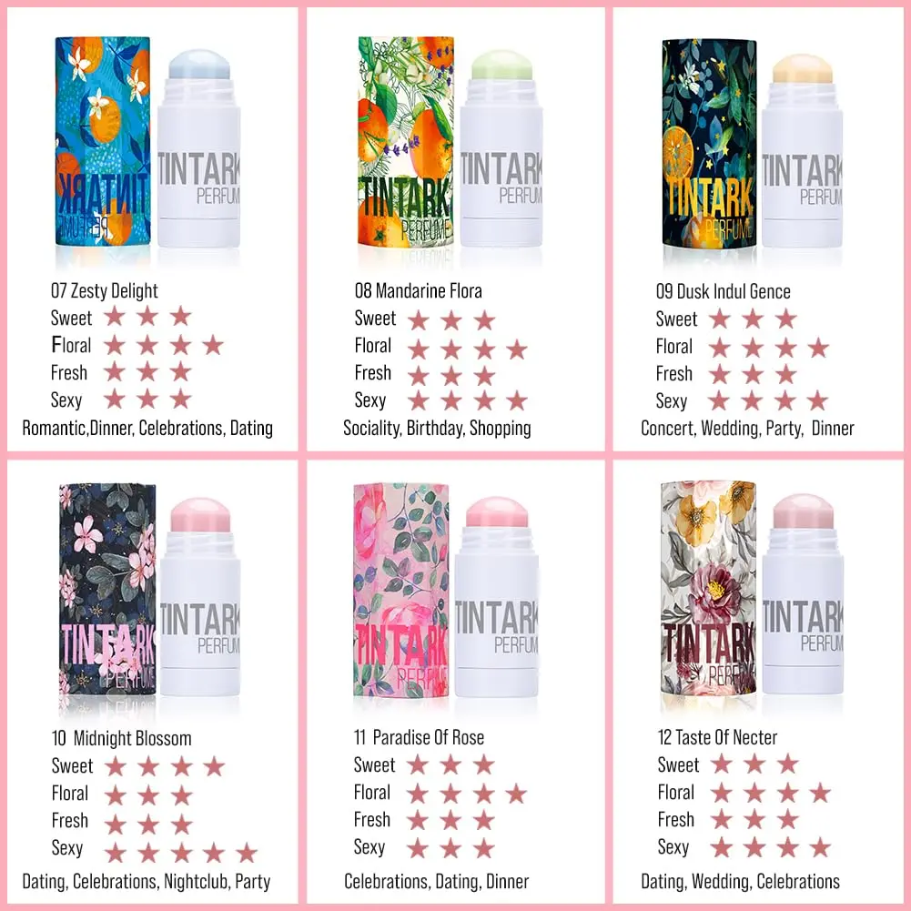 Stock product Private label solid perfume balm stick organic deodorant natural aluminum free deodorant stick for women men