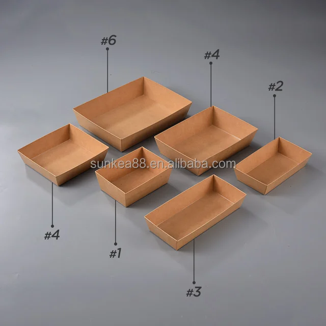 wholesale manufacturer disposable container kraft paper sushi to-go food box packaging sushi tray
