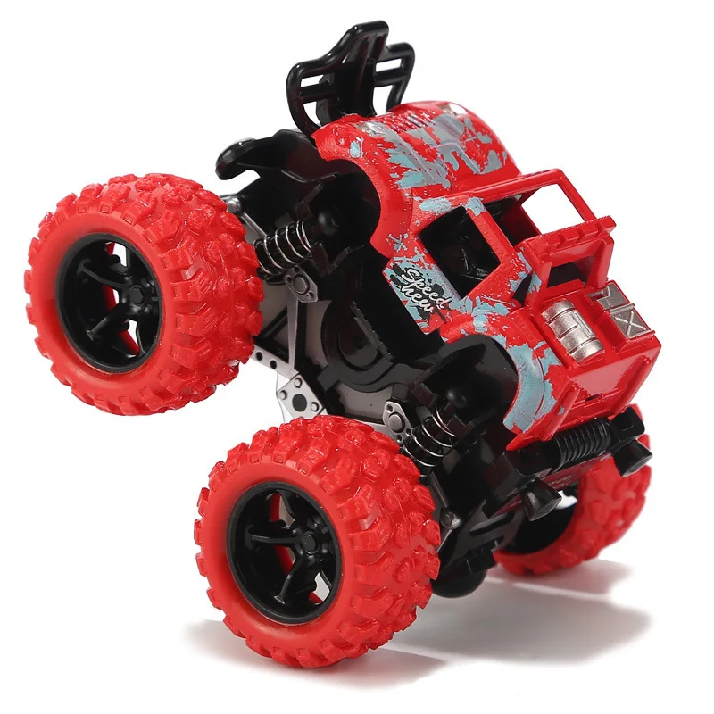 Four Wheel 360 Degree Flipping Inertia Friction Power Rotation Inertial Driving Stunt Car Boy Diecast Off-road Vehicles Toy