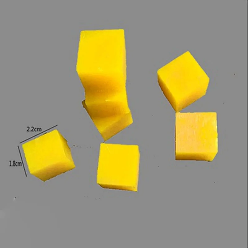 Simulation Fruit Mango cubes kiwi cubes