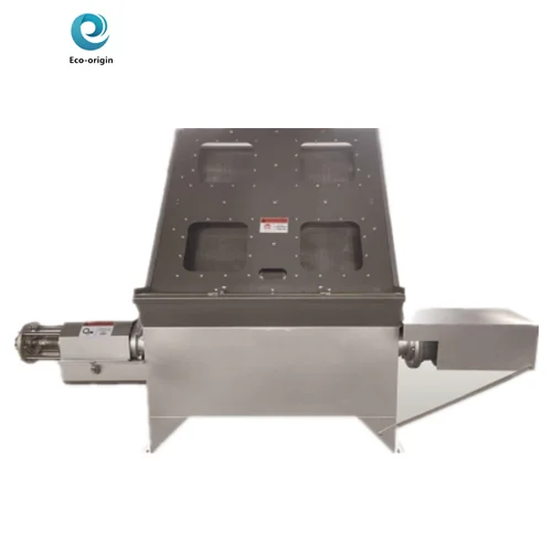 Farm use chicken manure dewatering machine/cow dung dewatering machine/solid liquid separator with best service