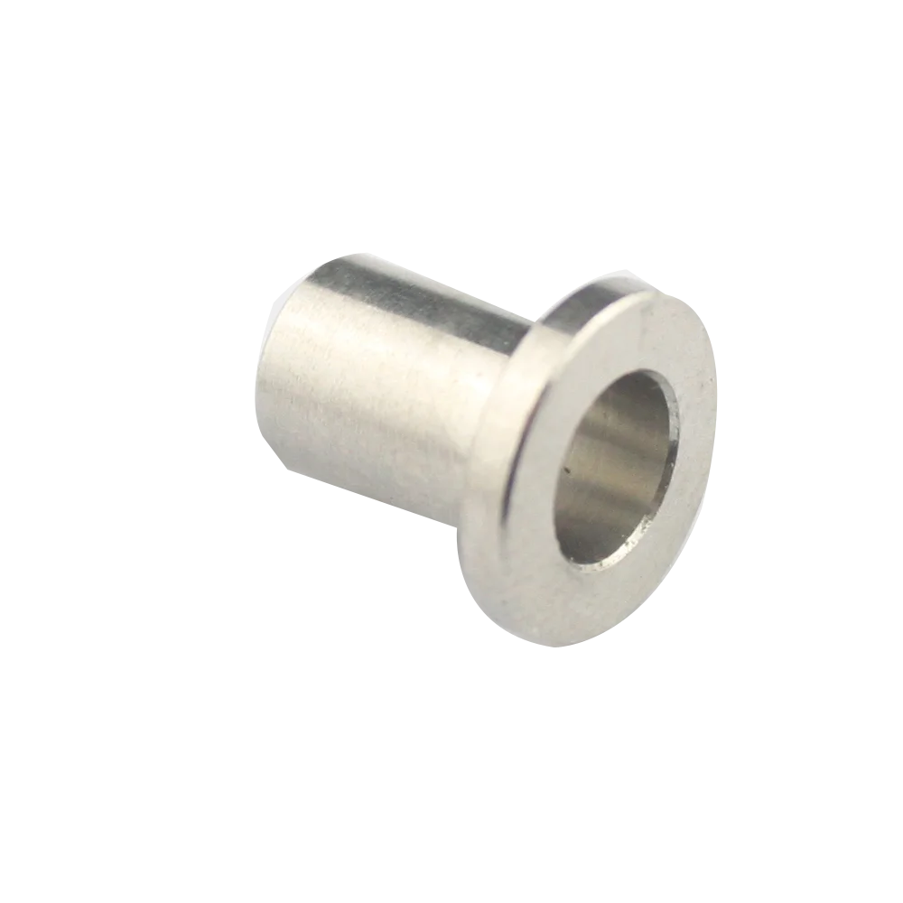 
OEM CNC High Quality Custom Plastic Nylon Acetal Flanged Plastic Bushing 