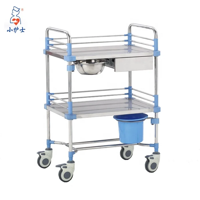 
F-17C1 Stainless steel trolley for treatment 
