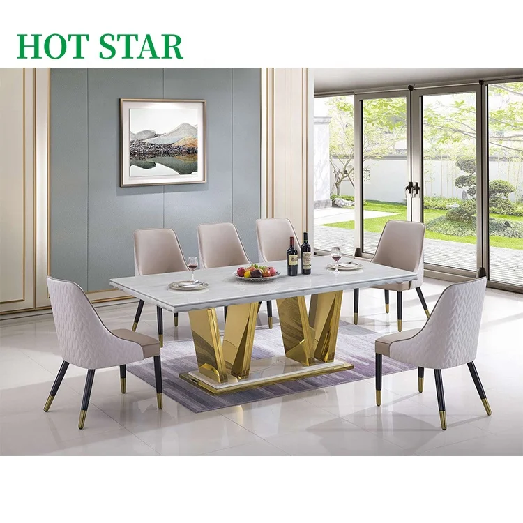 Classical Indoor Furniture Dining Table Diningroom Furniture Marble Dining Table Set Marble Round Cheap Dinning Table And Chairs