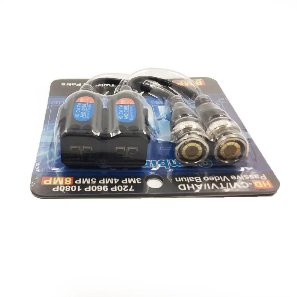 Best Passive HD 8MP 4K HD CVI TVI AHD Video Balun CCTV Surveillance Camera Products Accessories Connector