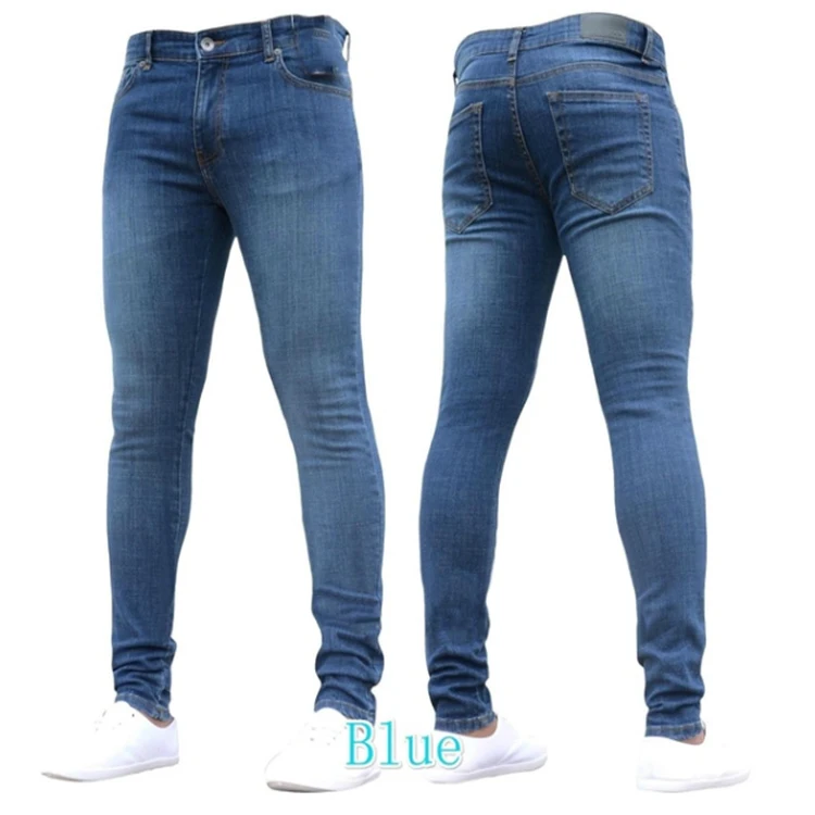 2021 Manufacturer Male New Fashion Casual Jeans Pants Designing Slim Skinny Men Jeans