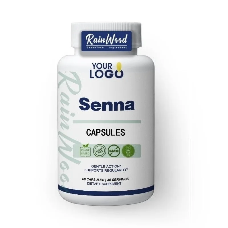 Dietary Fiber Probiotics Senna Leaf Capsules Digestive Senna Leaf Capsules