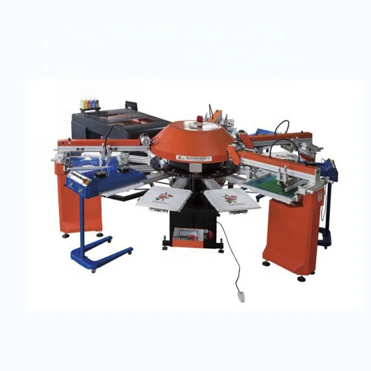 SPG+YZ T-shirt fabric screen printing machine
