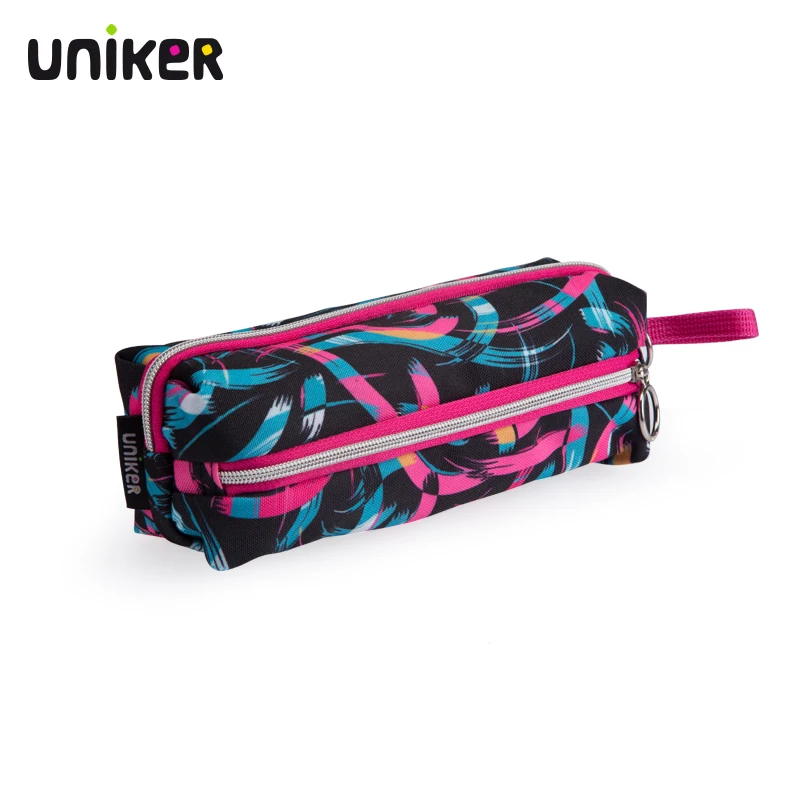 UNIKER Kids Mini Pencil Bag With Zipper for Primary School