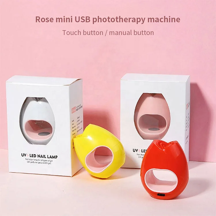 Portable Fast Drying Finger USB Rechargeable Nail Finger Lamp Mini Light Dryer UV Led Nail Lamp For Gel Curing